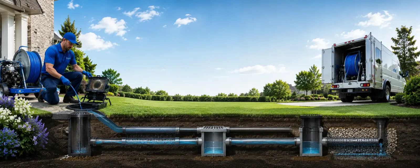Outdoor drain cleaning information for Amigo, WV